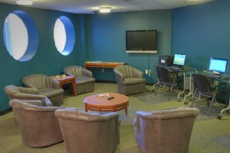 Computer room in lower level