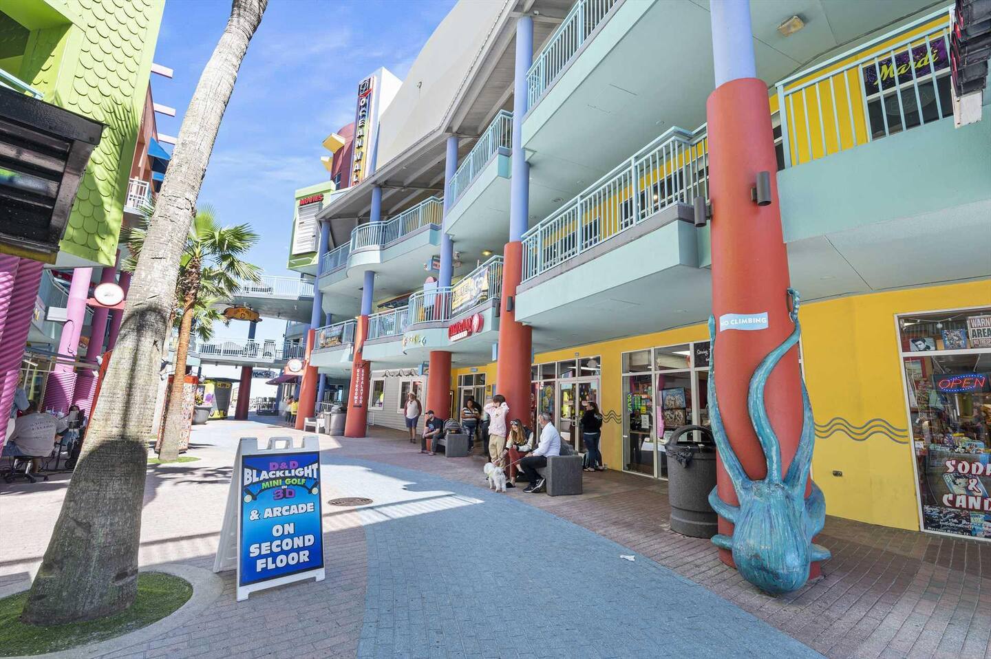 Ocean Walk Shoppes steps from resort