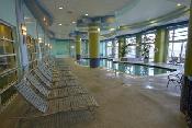 One of two heated indoor pools